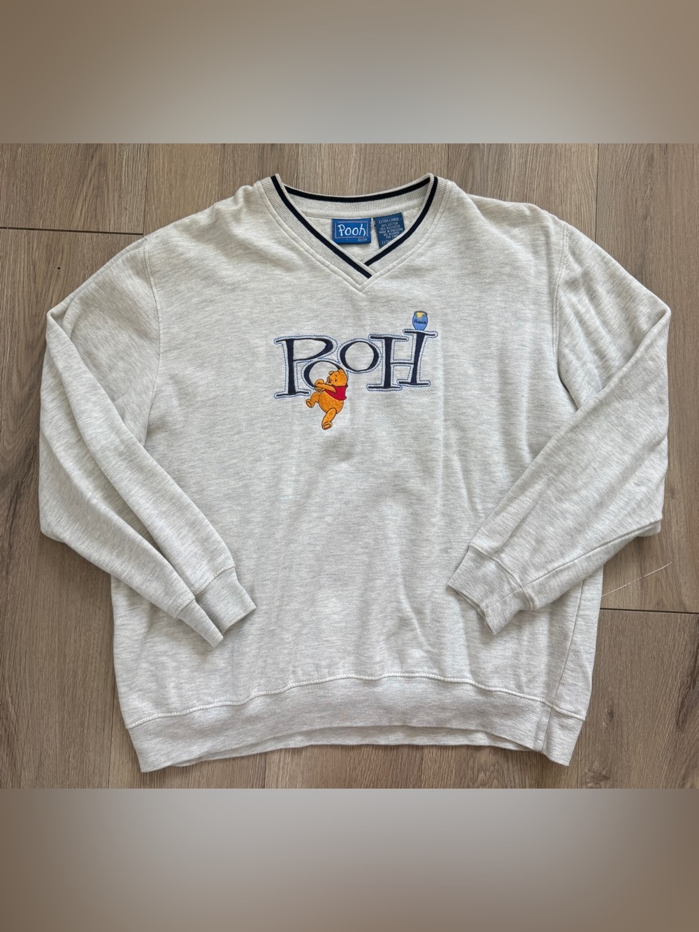 Vintage Womens Winnie The Pooh Crewneck Sweater Size X-Large